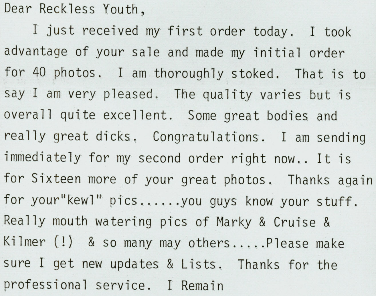 Reckless Youth Art Gallery Portfolio