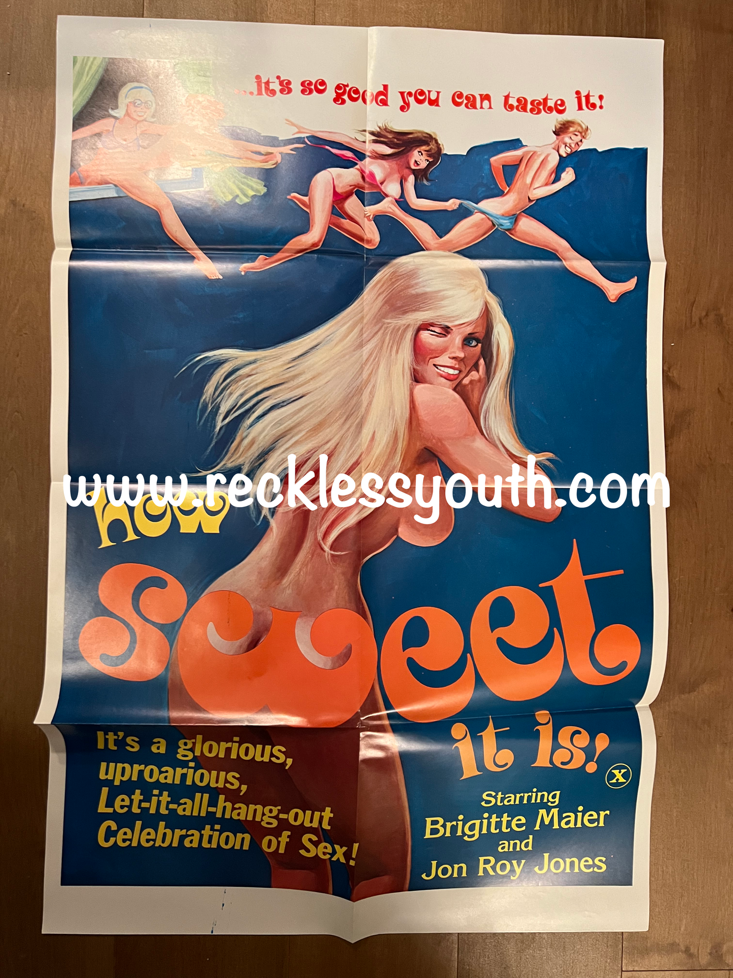 How Sweet It Is - 1974 - Rare - Adult Vintage Movie Poster One Sheet