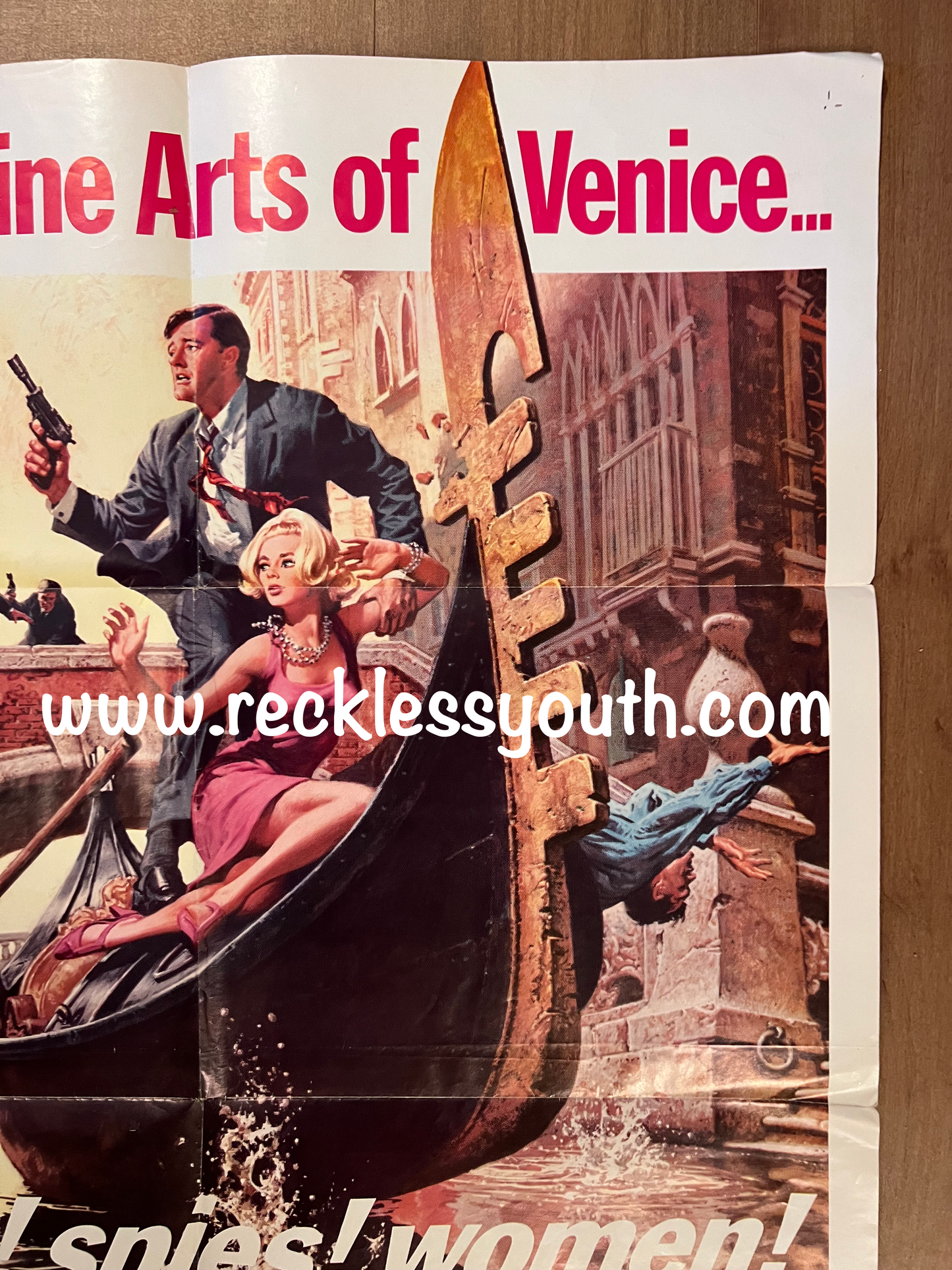 Venetian Affair - 1967 - Rare  - Vintage Movie Poster One Sheet