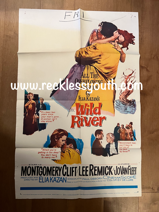 Wild River - 1960 - Rare  - Vintage Movie Poster One Sheet